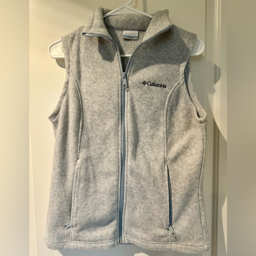 Gray Columbia Fleece Vest - Picture 9 of 10